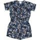 Virágos playsuit (122-128) kislány