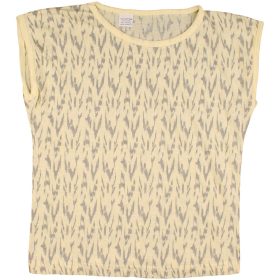 Mintás sárga felső (134-140) lány