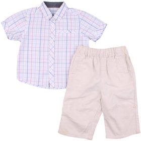 Kockás-bézs szett (68) baba