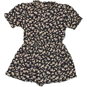 Next Virágos kék playsuit (116) kislány