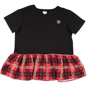 River Island Mintás-fekete felső (140) lány