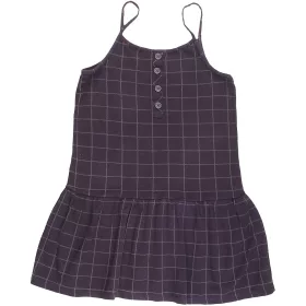 F&F Kockás kék ruha (134) lány