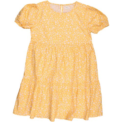 F&F Virágos sárga ruha (158) tini lány