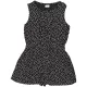 F&F Mintás fekete playsuit (134) lány