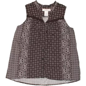 H&M Virágos grafit blúz (158) tini lány