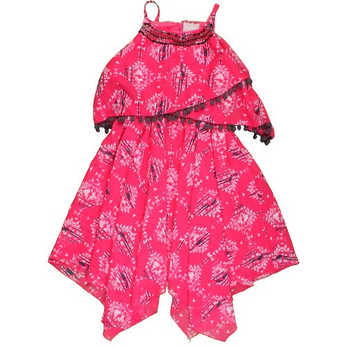 Matalan Mintás pink ruha (134) lány