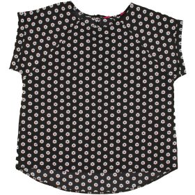 Young Dimension Virágos fekete felső (128) kislány
