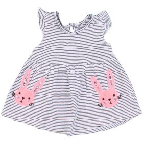 Primark Nyuszis csíkos ruha (68) baba