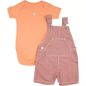 Narancs-csíkos szett (74) baba