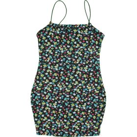 New Look Virágos fekete ruha (134) lány