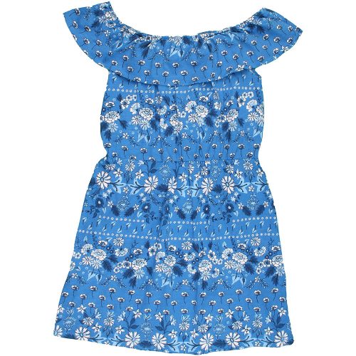 H&M Virágos kék ruha (146-152) lány