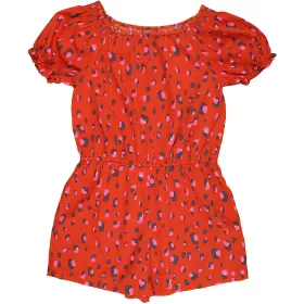 Next Mintás barna playsuit (134) lány