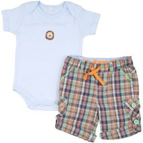 Kék-kockás szett (62) baba