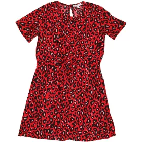 Debenhams Mintás piros ruha (134) lány