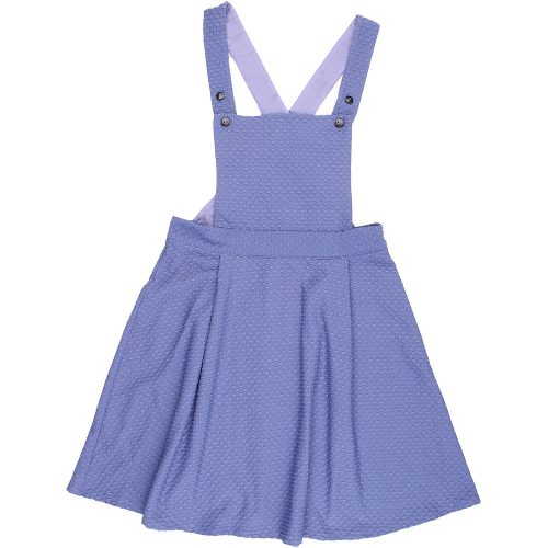 Pöttyös kék ruha (134) lány