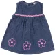 Pöttyös farmerkék ruha (62) baba