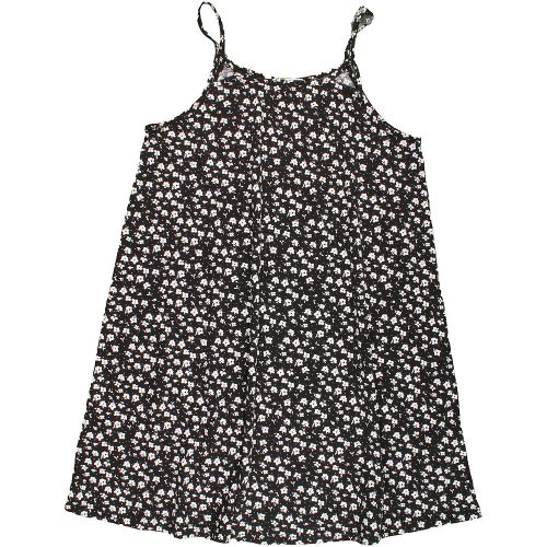 Primark Virágos fekete ruha (152) lány
