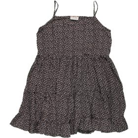 Next Mintás fekete ruha (140) lány