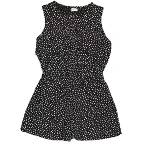 F&F Mintás fekete playsuit (152) lány