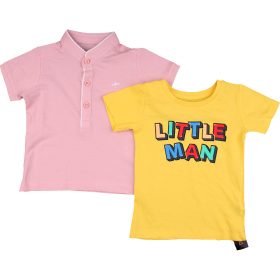 Sárga-rózsaszín szett (80) baba