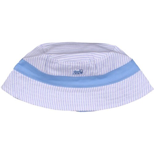 Kékcsíkos kalap (0-6 hó) baba