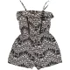 Primark Feketemintás playsuit (134) lány