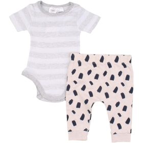 Csíkos-mintás szett (62) baba