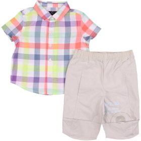 Kockás-drapp szett (68) baba