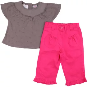 Szürke-pink szett (68) baba