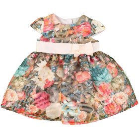 John Lewis Baby Virágos-csíkos ruha (68) baba