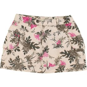 Virágos bézs szoknya (128-134) lány