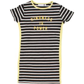 Csíkos ruha (104-110) kislány