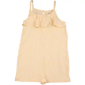 F&F Sárgacsíkos playsuit (116) kislány