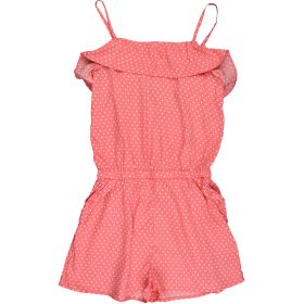 TU Pöttyös korall playsuit (140) lány