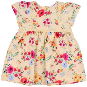 Miniclub Virágos vanília ruha (68) baba