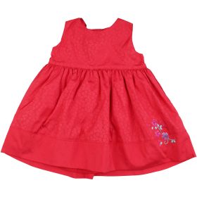 Marks&Spencer Hímzett piros ruha (68) baba