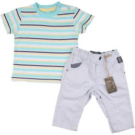 Csíkos-kék szett (68) baba