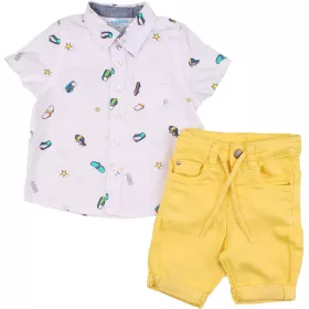 Mintás-sárga szett (74) baba