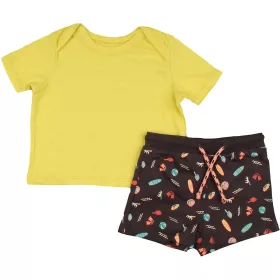 Sárga-mintás szett (74) baba
