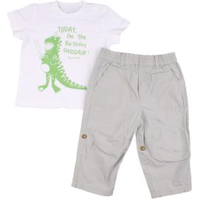 Dínós-szürke szett (80) baba