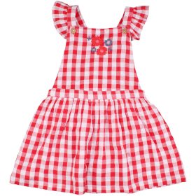 F&F Piroskockás ruha (86) baba