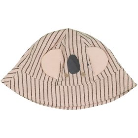 Nutmeg Állatos csíkos sapka (0-6 hó) baba