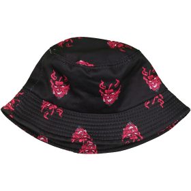 Mintás fekete kalap (10 év feletti) kamasz fiú