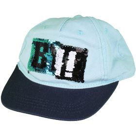 Átfordítható flitteres baseball sapka (6-12 hó) baba