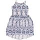H&M Mintás kék ruha (134) lány