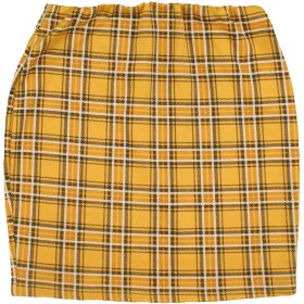 New Look Mustárkockás szoknya (158) tini lány