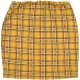 New Look Mustárkockás szoknya (158) tini lány