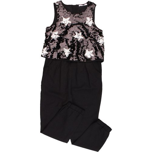 Marks&Spencer Flitteres fekete jumpsuit (140) lány