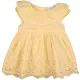 F&F Madeirás sárga ruha (62) baba