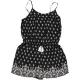 Primark Mintás fekete playsuit (158) tini lány